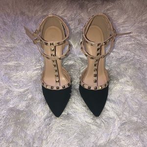 Studded heels